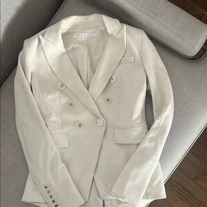 Veronica Beard Dickey Blazer in Cream